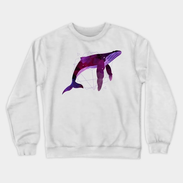 space whale Crewneck Sweatshirt by ales888